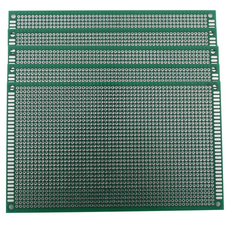 Double Sided PCB Prototype Board 9x15cm Soldering Circuit Boards 5 Pack