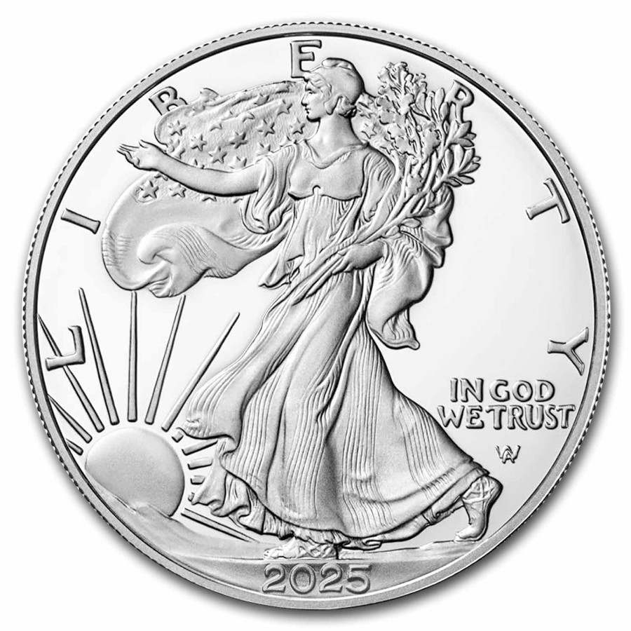 2025-W 1 oz Proof American Silver Eagle (w/Box & COA)