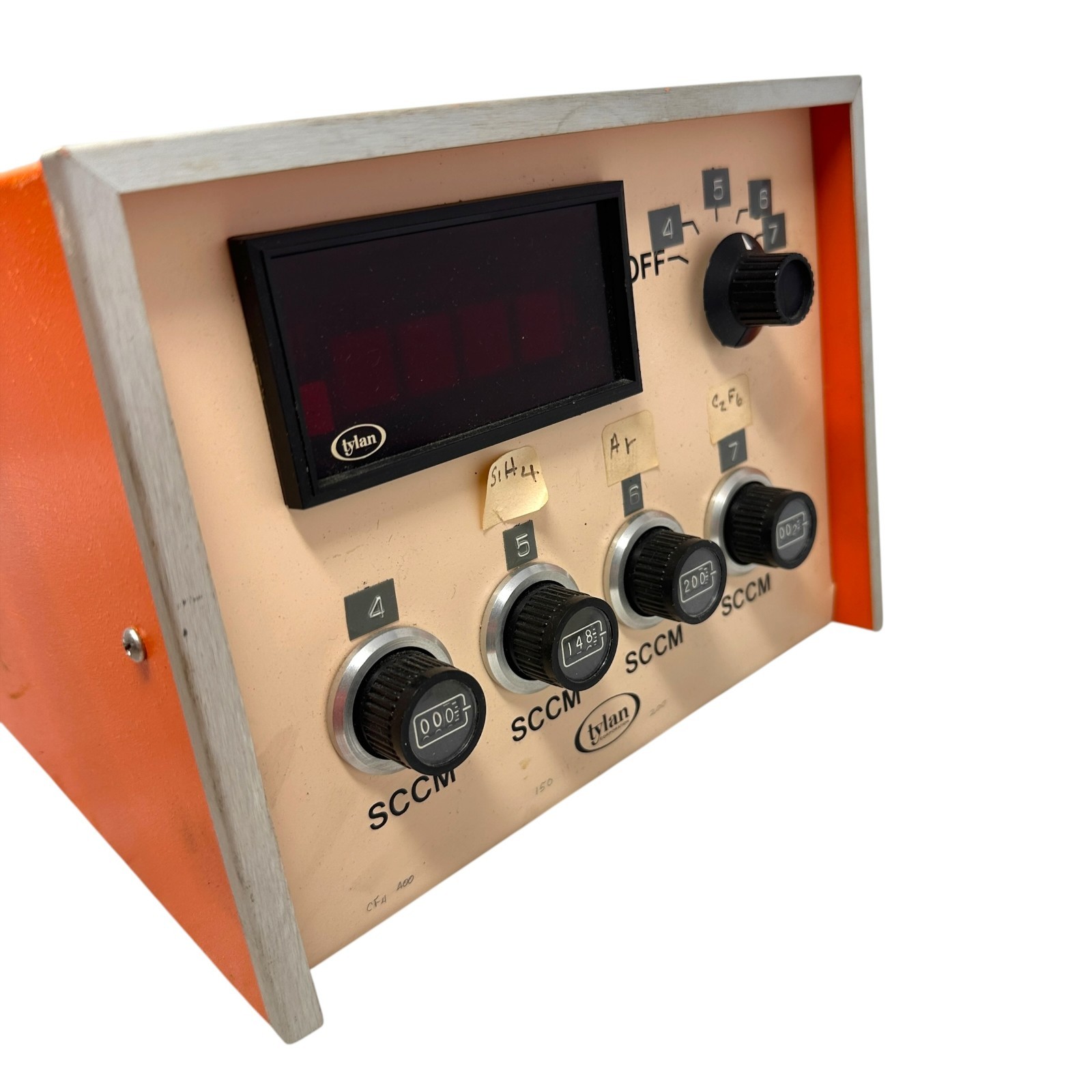 Tylan RO-14 Readout Box 4-Channel Mass Flow Controller Gas Control System 115V