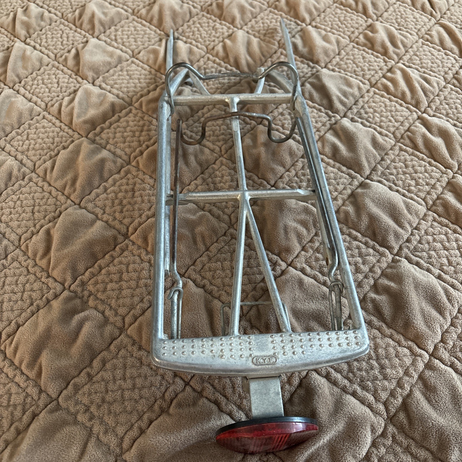 Vintage KYF Aluminum Bicycle Carrier Rack