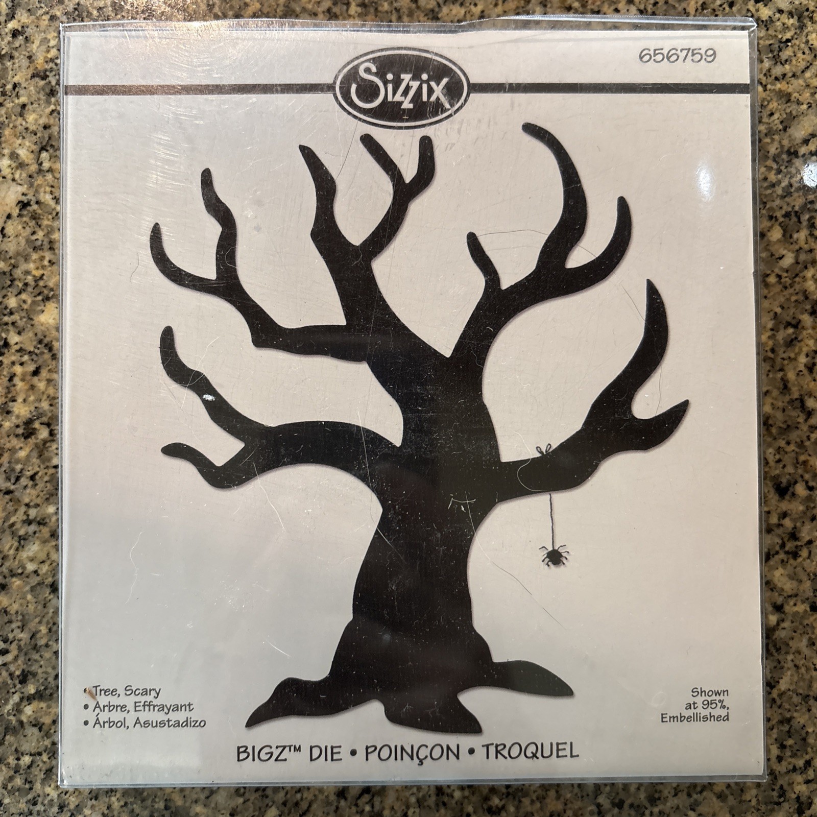 SCARY TREE Sizzix Bigz Die Retired Papercraft Spooky Halloween Bare Branch