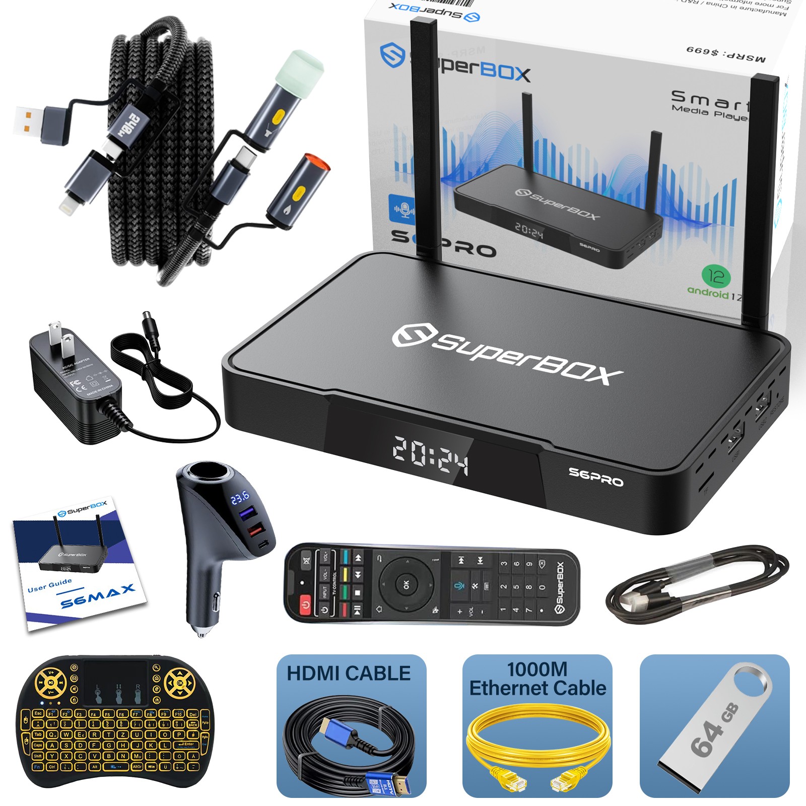 SuperBox S6 Pro 24/7 Lifetime Support - Authorized Distributor - Free Shipping
