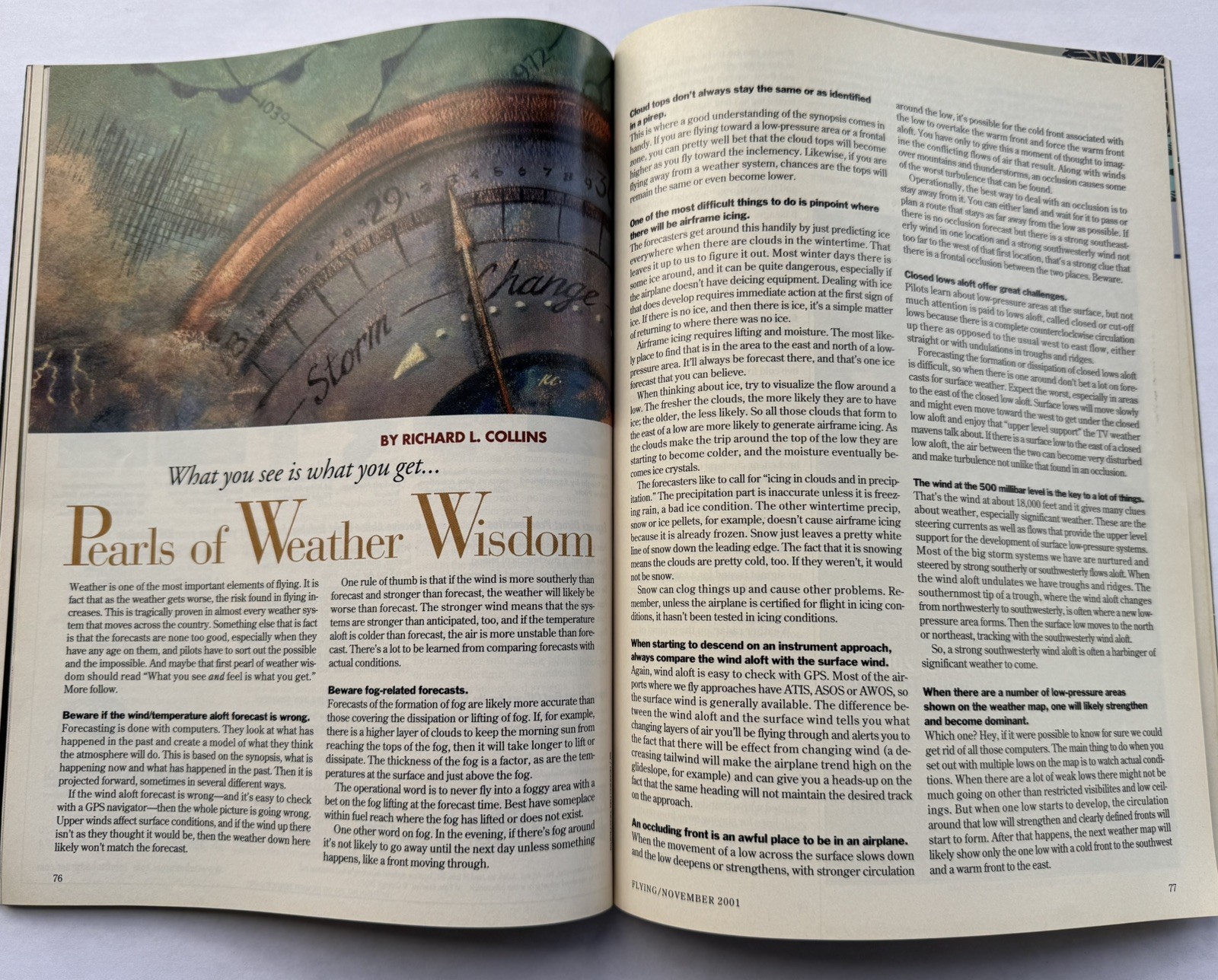 Flying Magazine November 2001