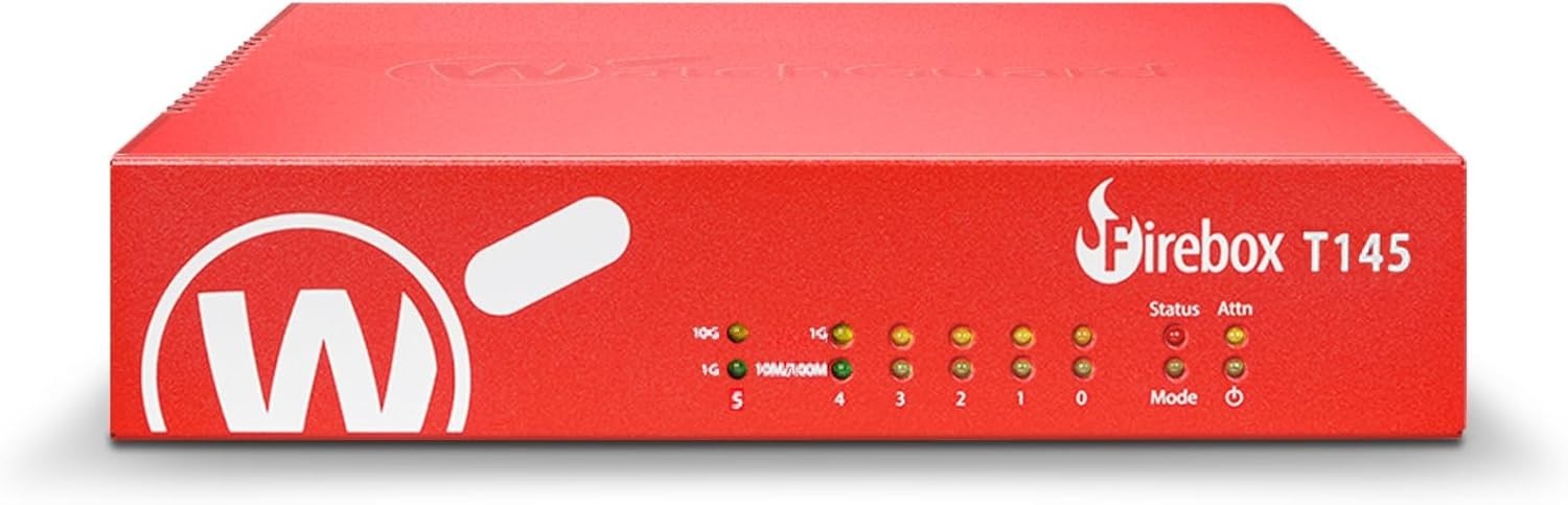 WatchGuard Firebox T145 with 5-yr Basic Security Suite  WGT145035