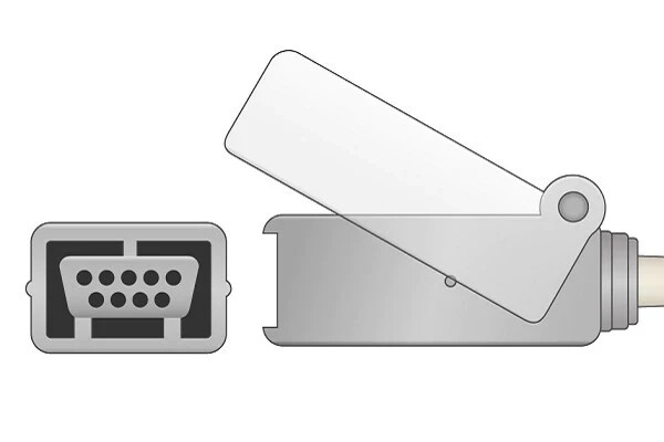 Masimo Radical LNC-10 14-Pin Patient Cable (REF 1814)