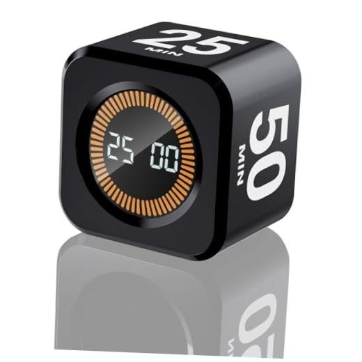Pomodoro Timer, Small Gravity Timer, Visual Countdown 5 10 25 Visual Display