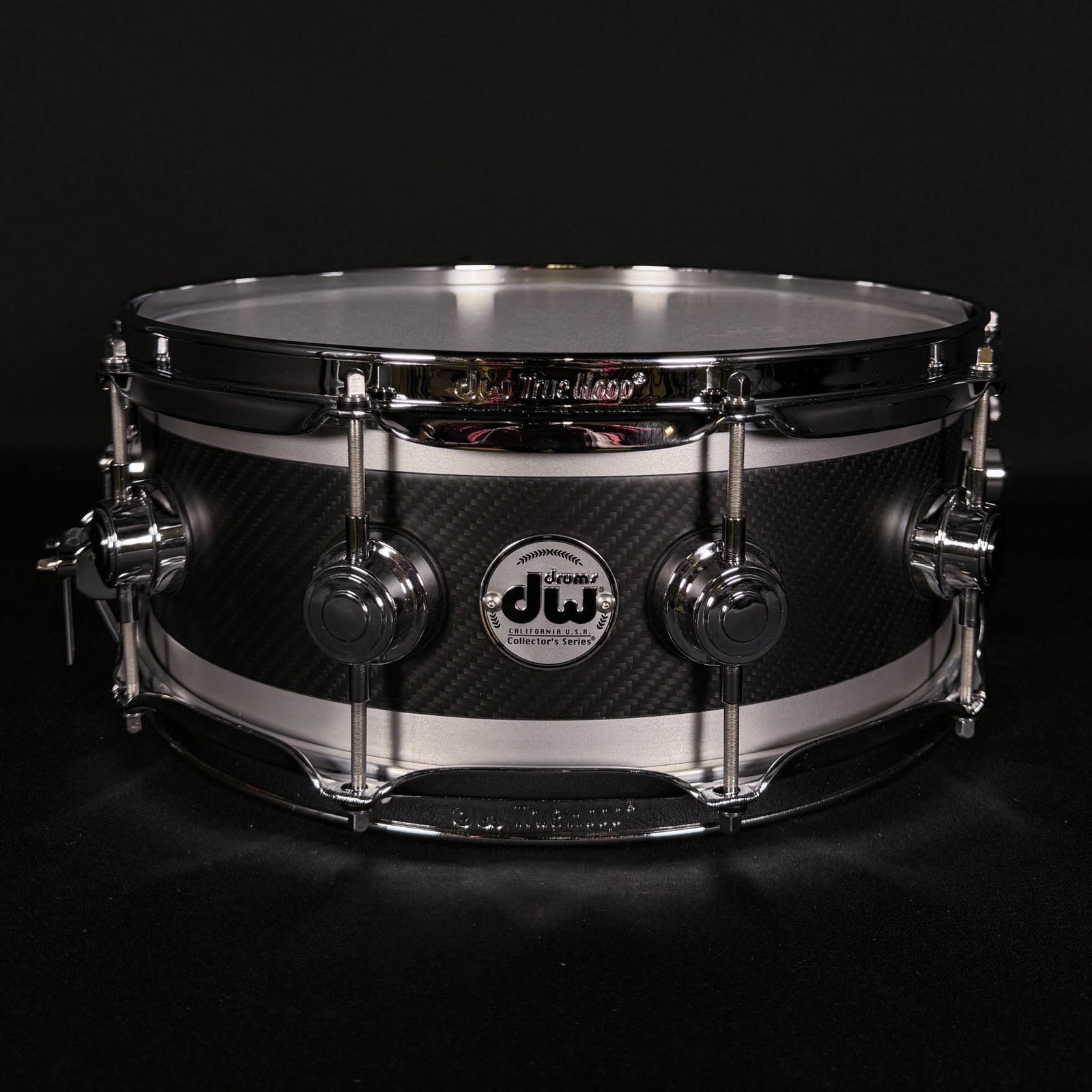 DW 14" x 5.5" Collectors Series Carbon Fiber Edge Snare Drum