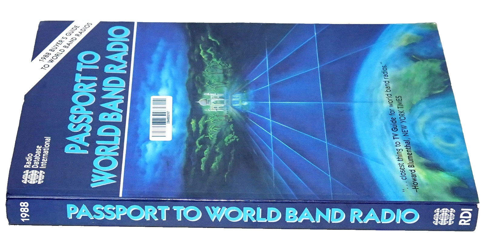 1988 Passport to World Band Radio Book - Stations Frequencies Reviews Stories #2