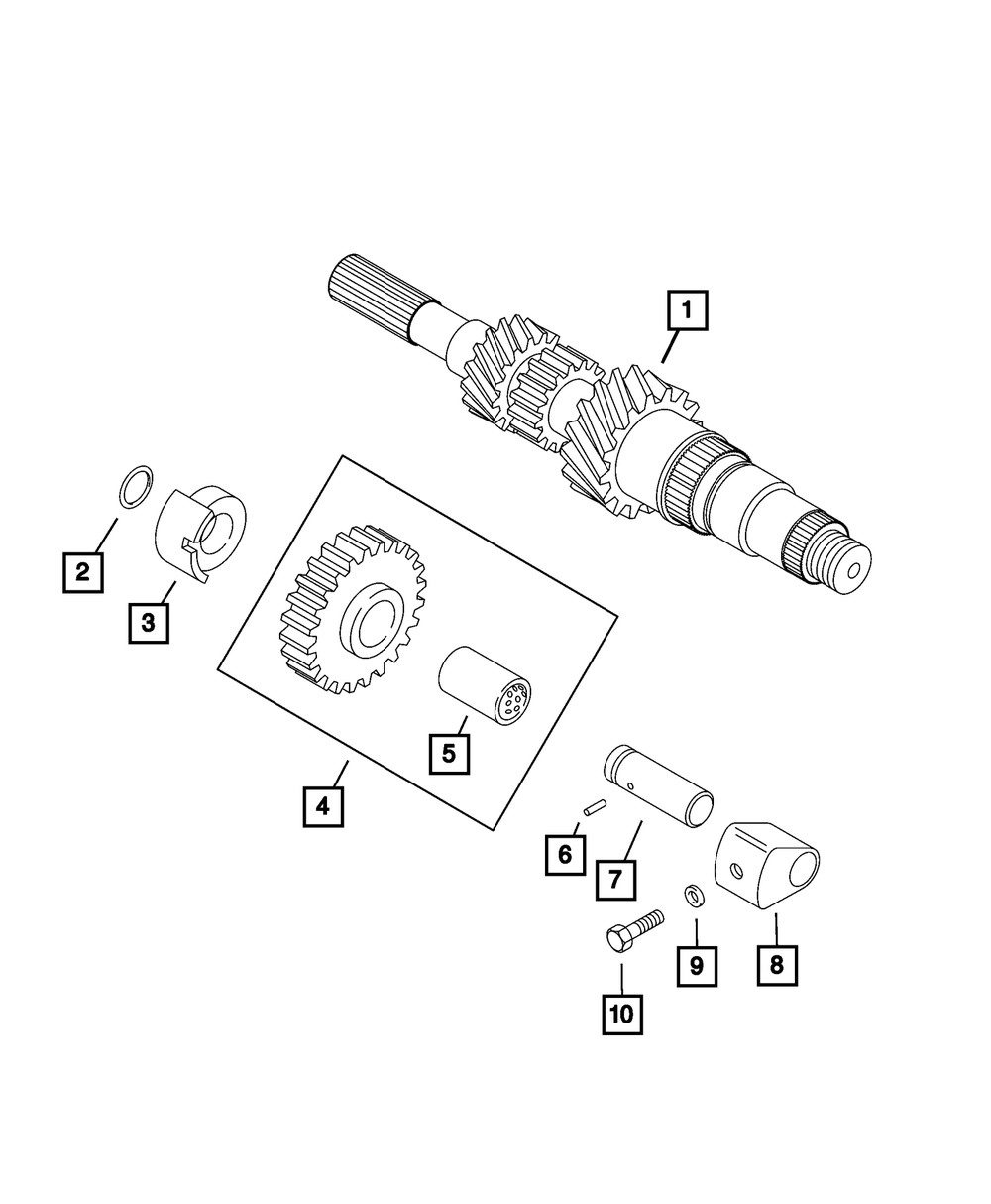 Genuine Mopar Hex Head Bolt 68146109AA