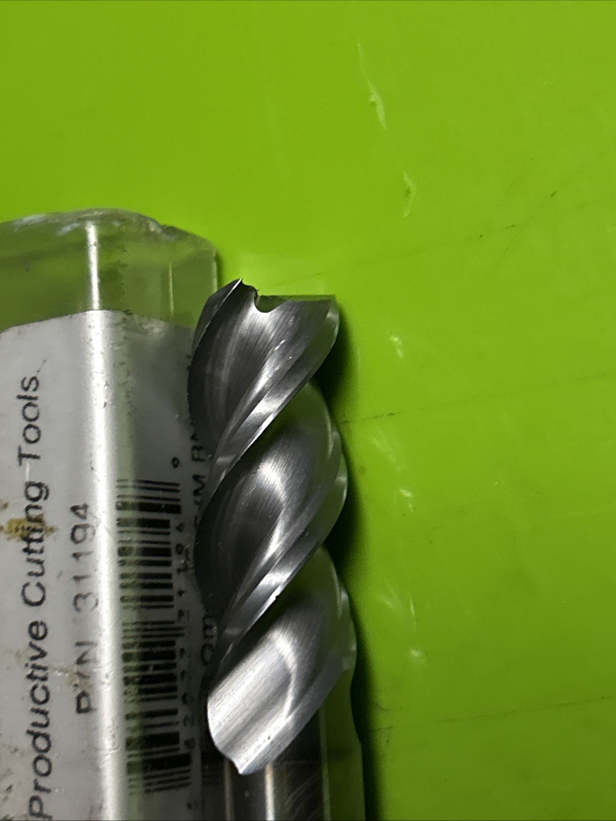 USED NIAGARA 1/2" 61655 Solid Carbide 3FL End Mill D047 (I23)