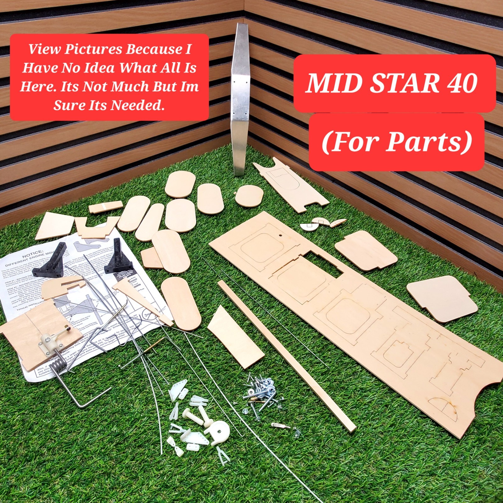 PARTS/PIECES ONLY (Vintage 1985) SIG Mid-Star 40 RC-56 *VIEW PICTURES INCOMPLETE