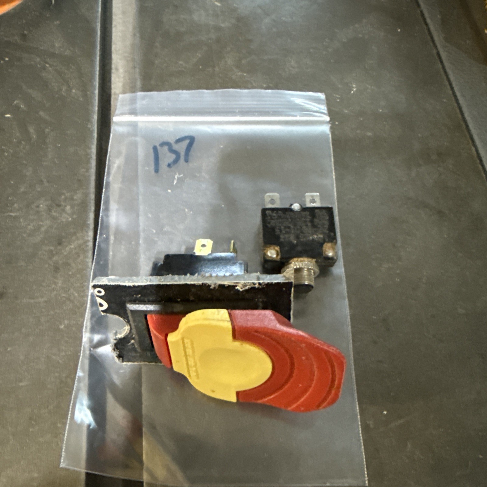 Craftsman Table Saw 137 series OEM Power Switch & Thermal Limiter  Tested Good