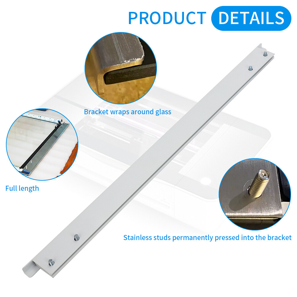 For GLOWFORGE LID Hinge Repair Bracket For Standard, Basic, Pro model Aluminum