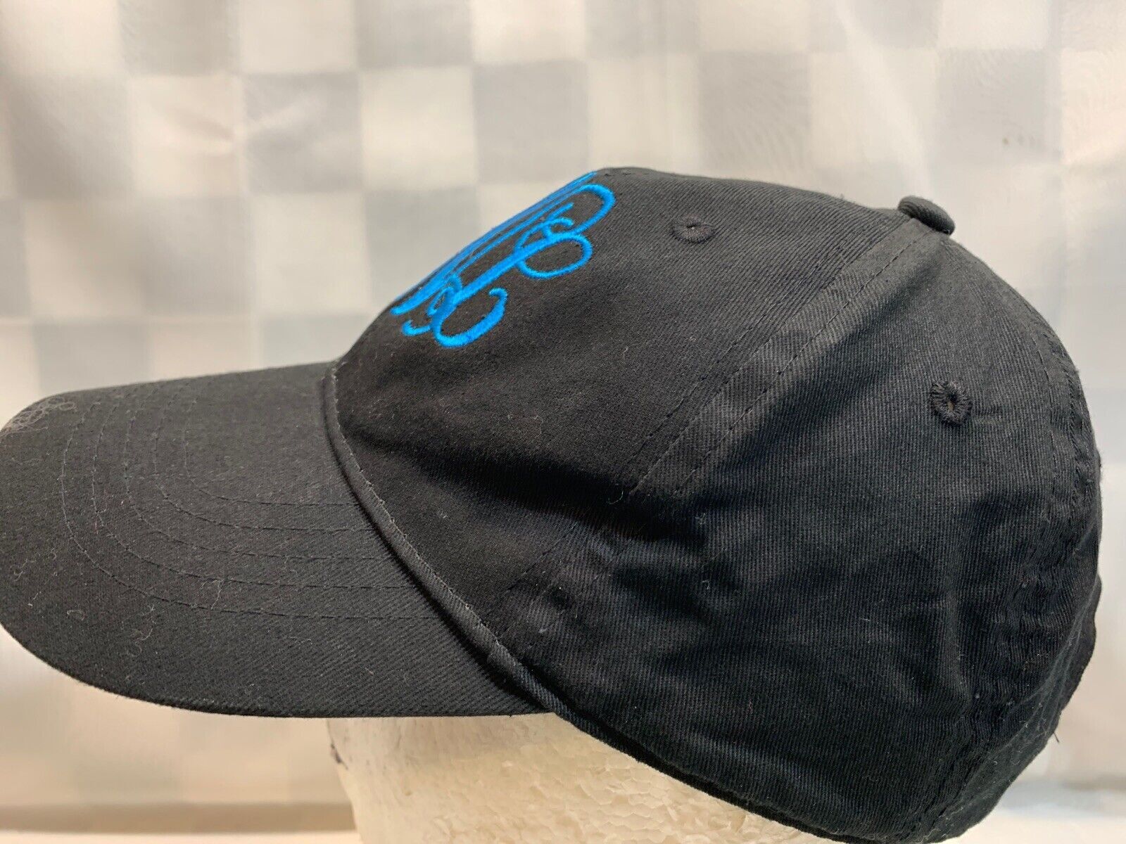 MWL Black Blue Adjustable Youth Baseball Ball Cap Hat