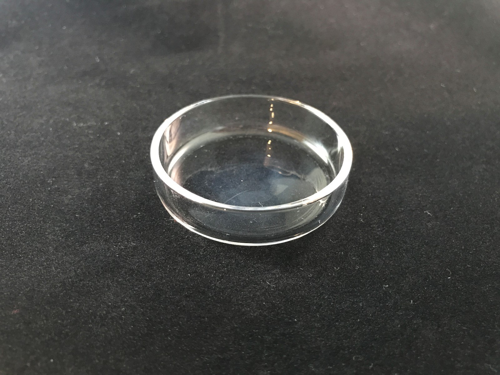 Fused quartz dish, cylindrical, 20ml, OD55mm*H15mm, Item# FQ-4020