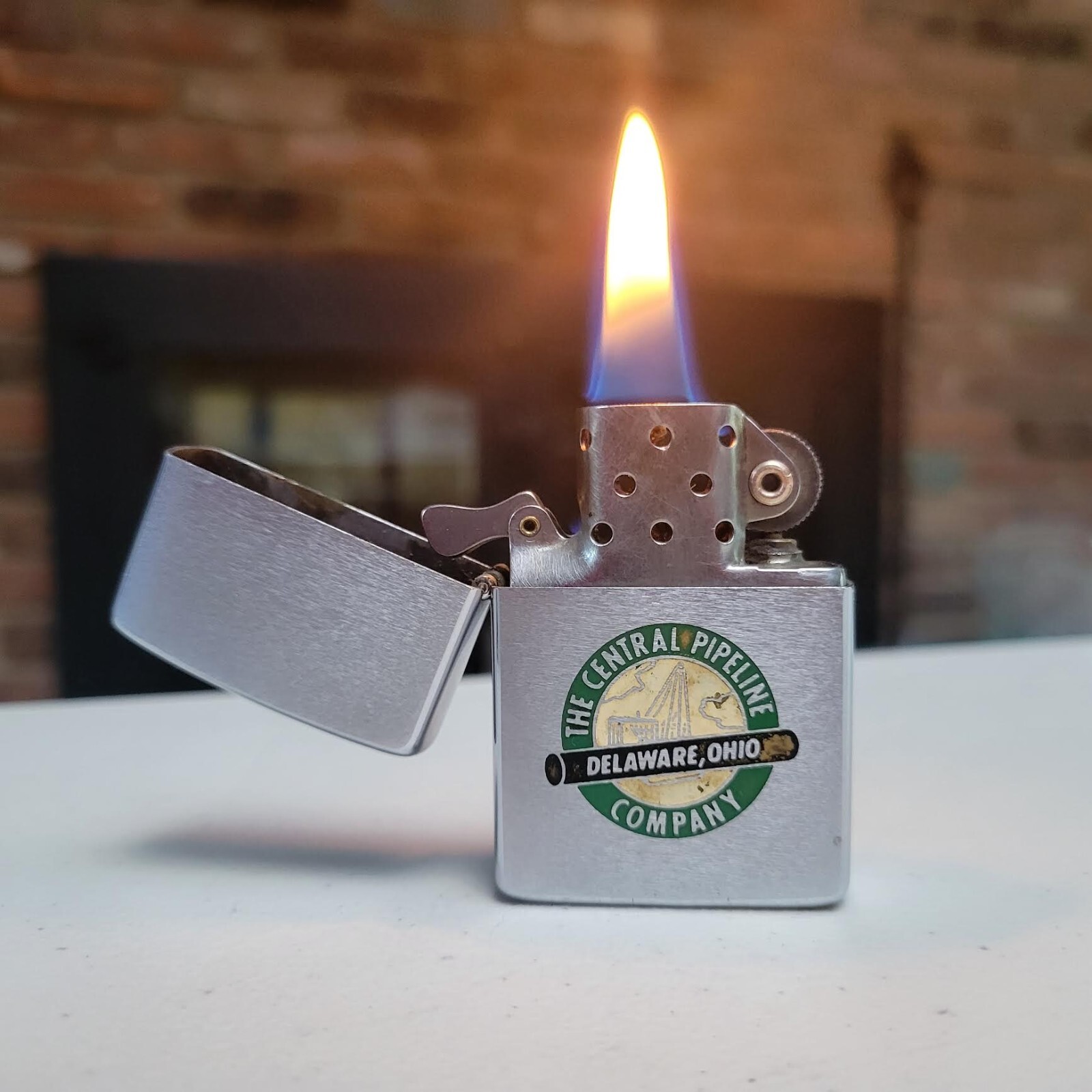 ZIPPO THE CENTRAL PIPELINE COMPANY 1963 LIGHTER