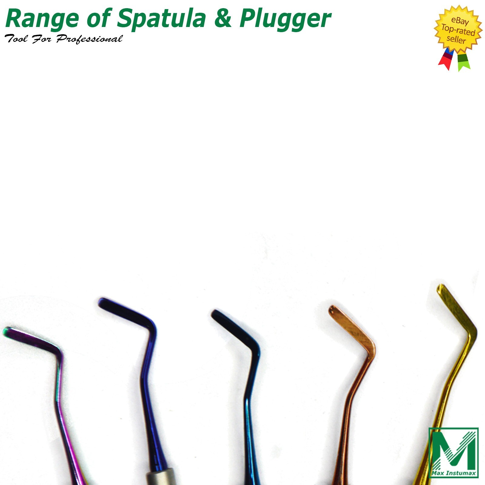 Dental Composite Filling Instruments Spatula & Plugger Titanium Colorful Tips