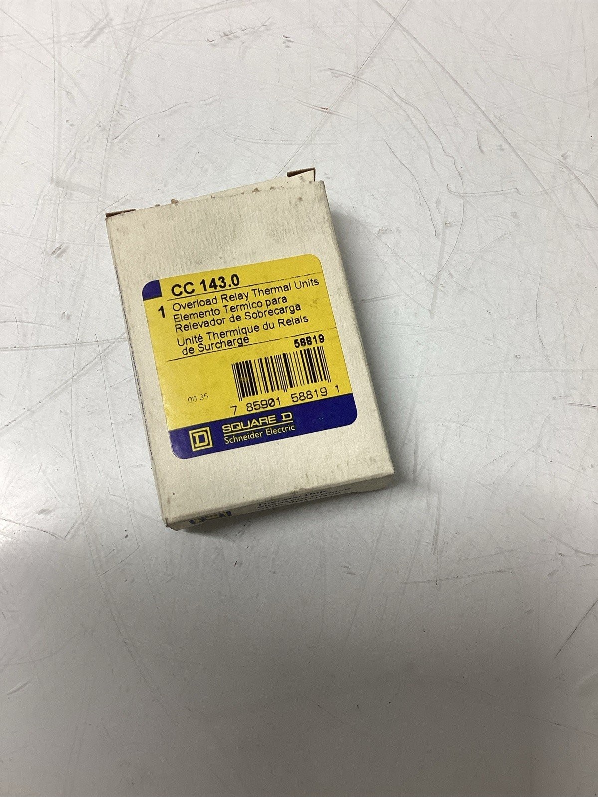 Square D Thermal Overload Relay Heater Element Unit CC 143.0 S-547