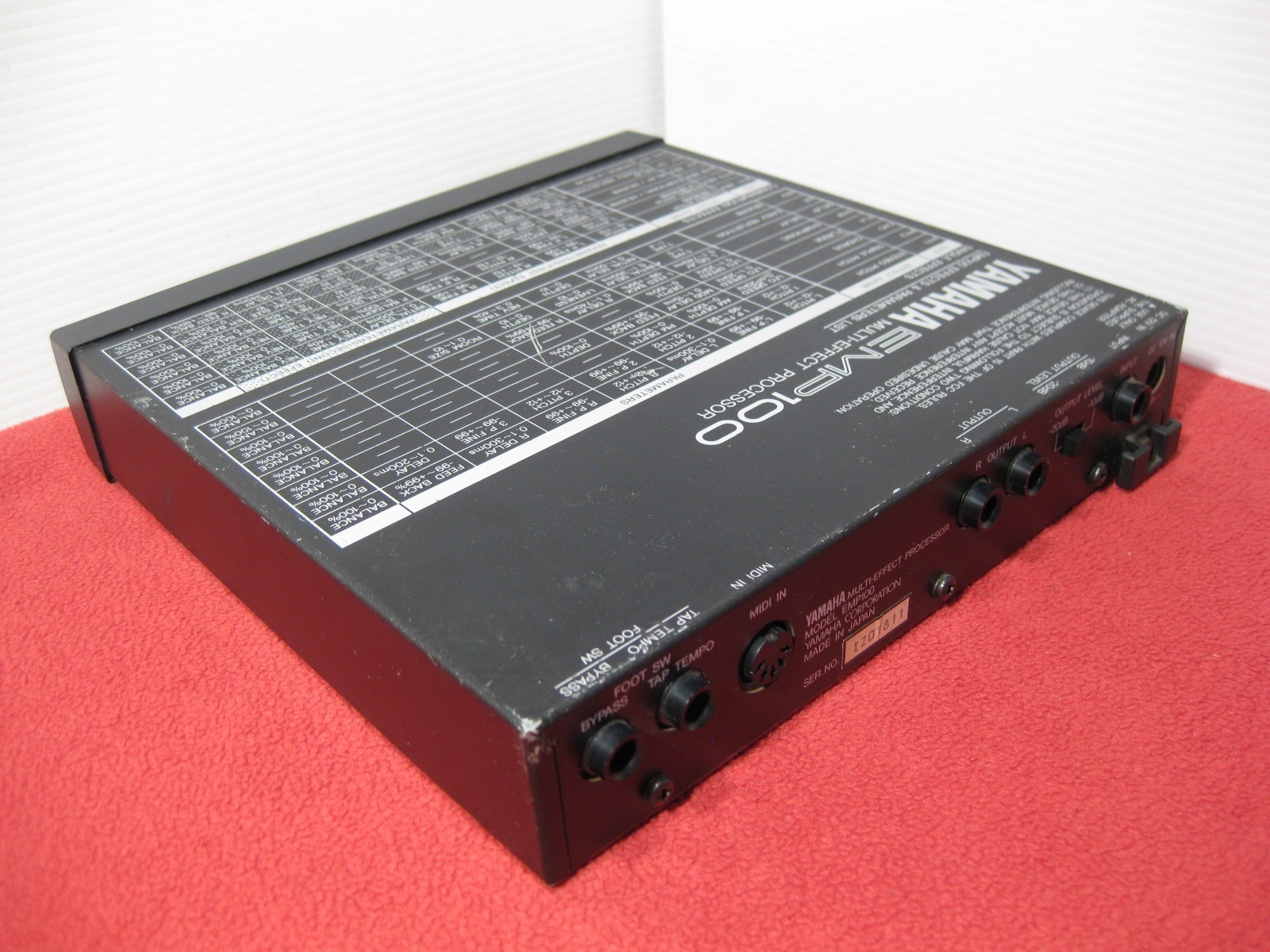 Yamaha Guitar Studio Multi Effects Processor EMP100 Tested MIJ w/ power supply