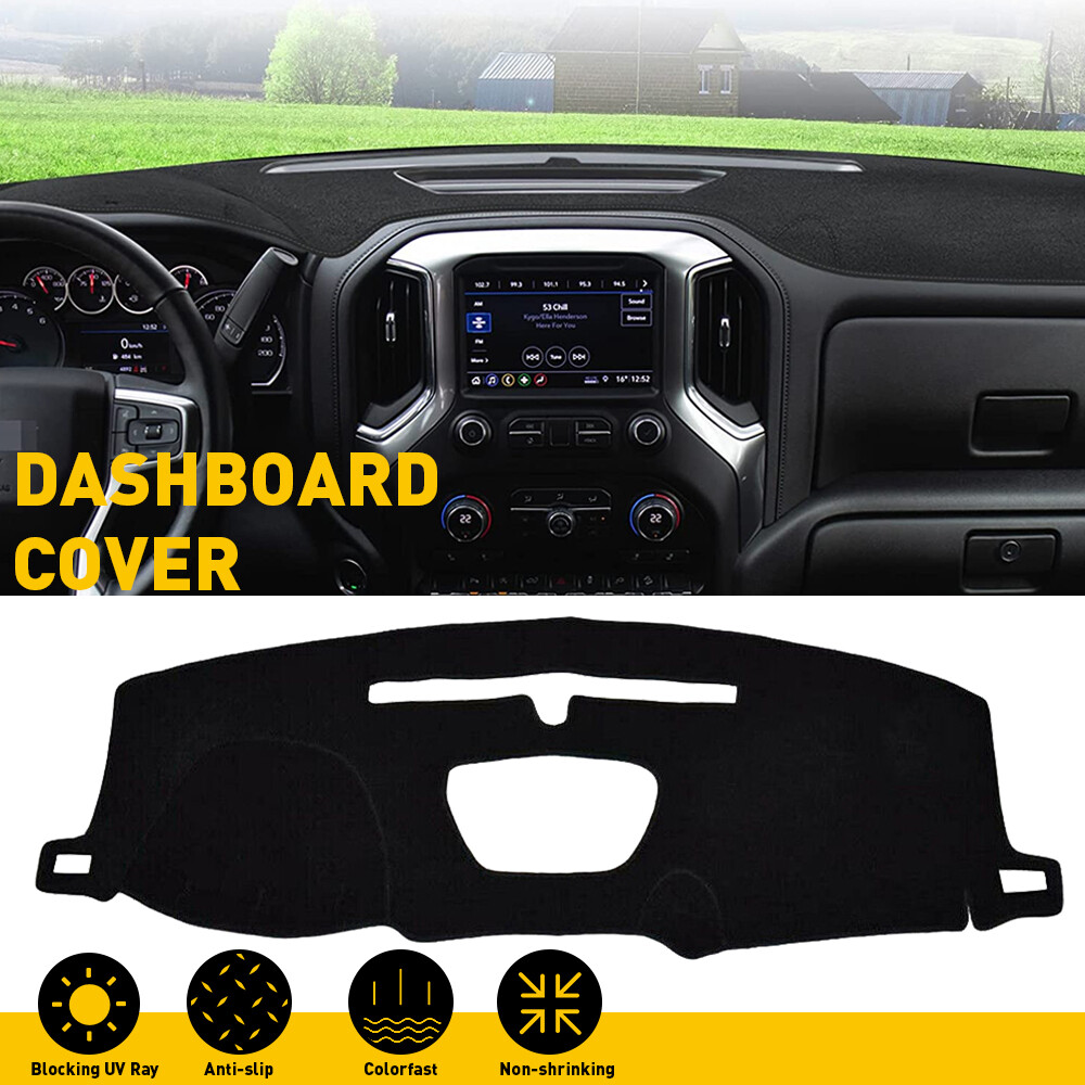 For 2019-2021 GMC Sierra 1500 2500 HD 3500HD Dash Cover Dashboard Cover Dash Mat