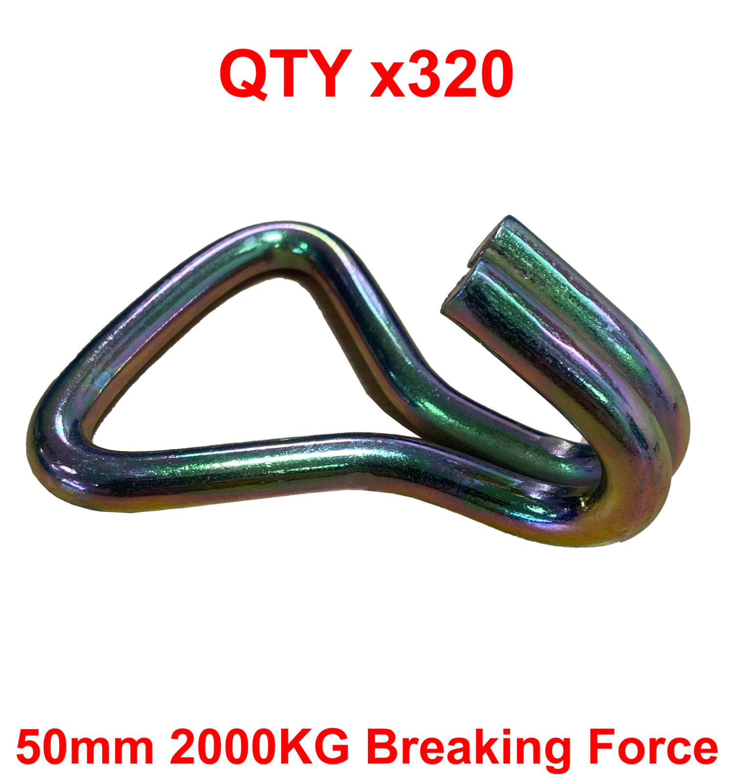 320PCS Claw Hook - Claw Hook Only (50mm 2000KG Breaking Force)