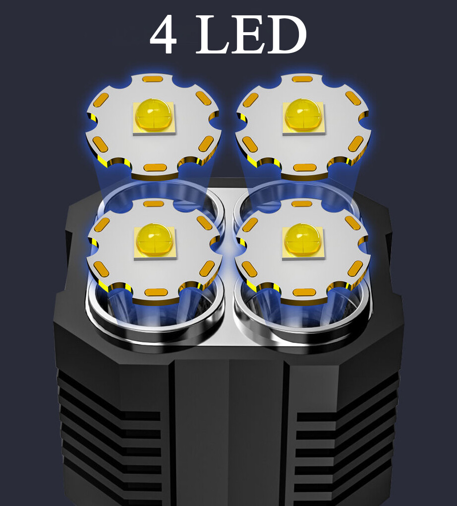 Super Bright 99000000LM LED Torch Tactical Flashlight USB Rechargeable Lantern