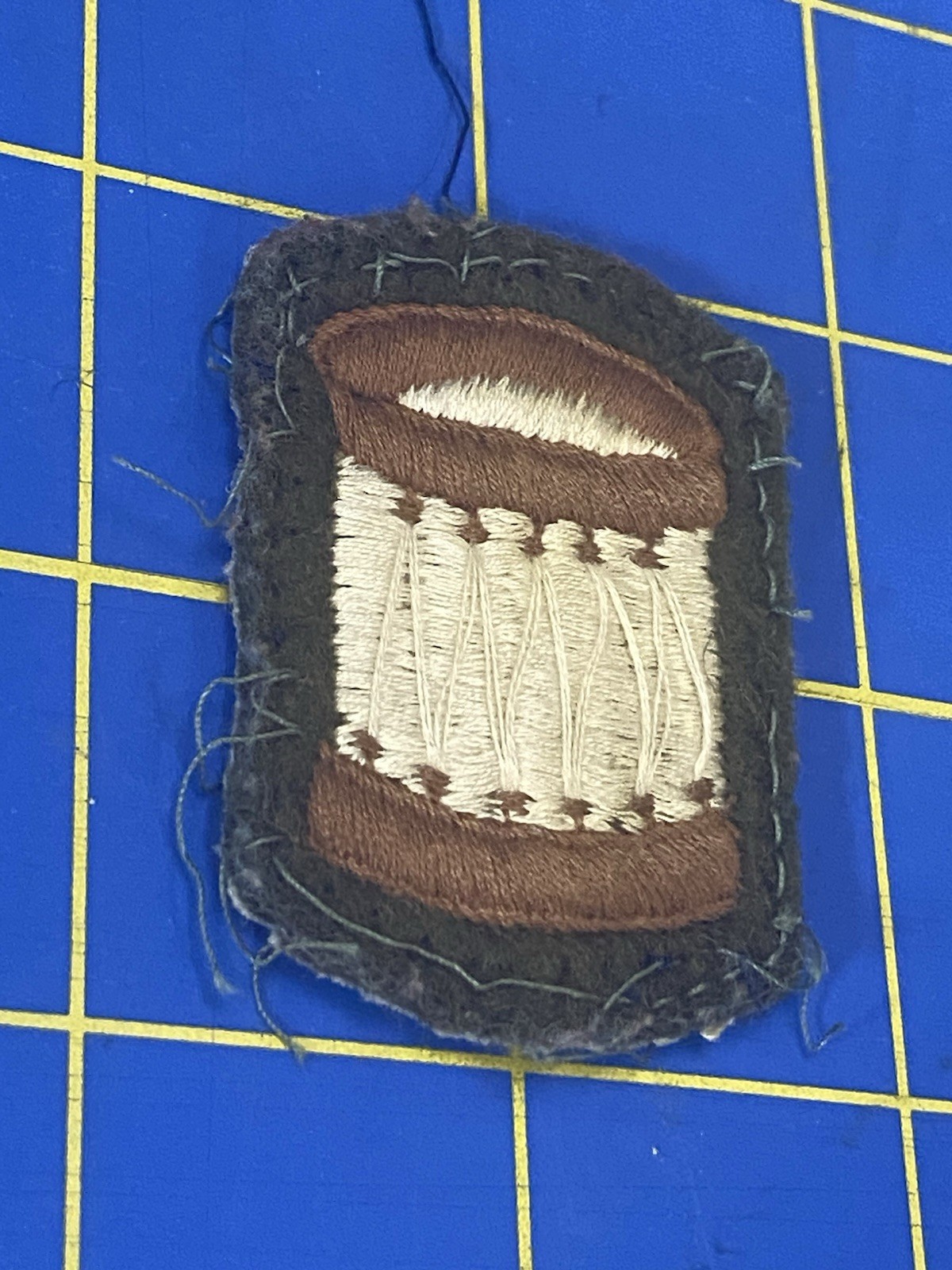 WWII British Military Drum Patch