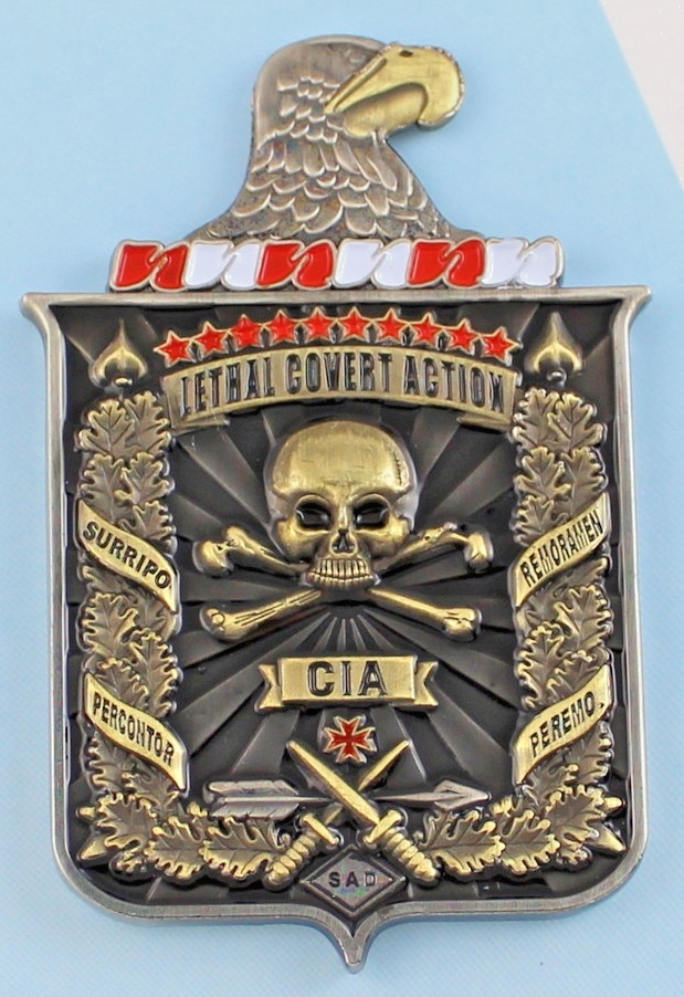 Covert Operations CIA Special OPS Clandestine Paramilitary Challenge Coin bronze
