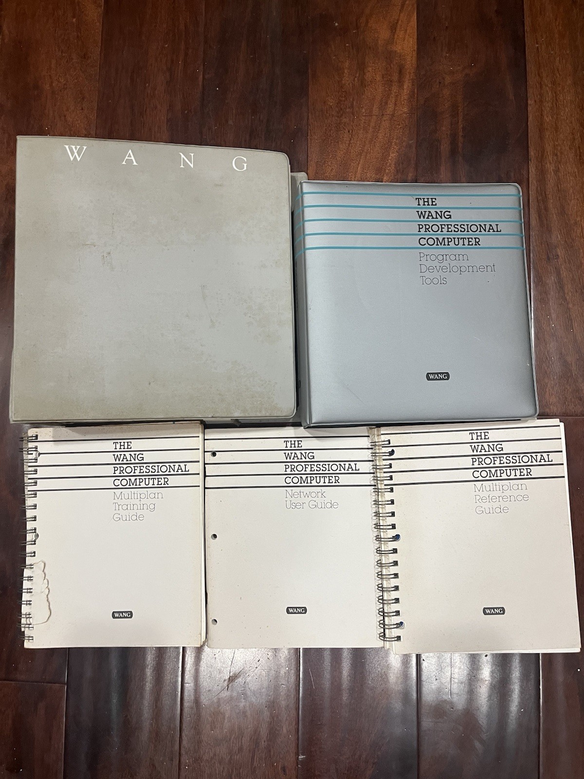 wang computer professional manuals books user guide lot