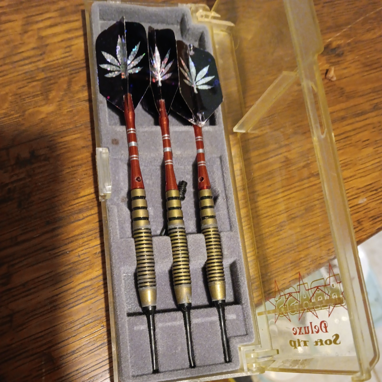 Vintage Great Lakes Brass  Soft Tip Throwing Darts