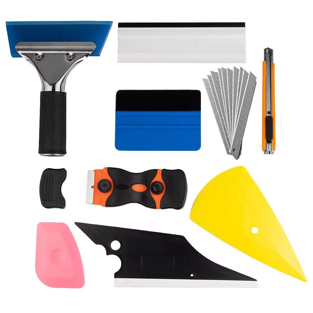 Window Tint Application Tools 1 Set, 9 PCS Window Tint Tools for Vehicle Film...
