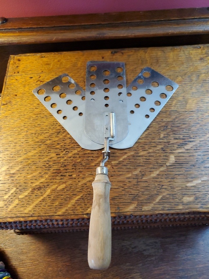 Vtg Expandable*Triple 3 Blade Spatula* U.S.A.*