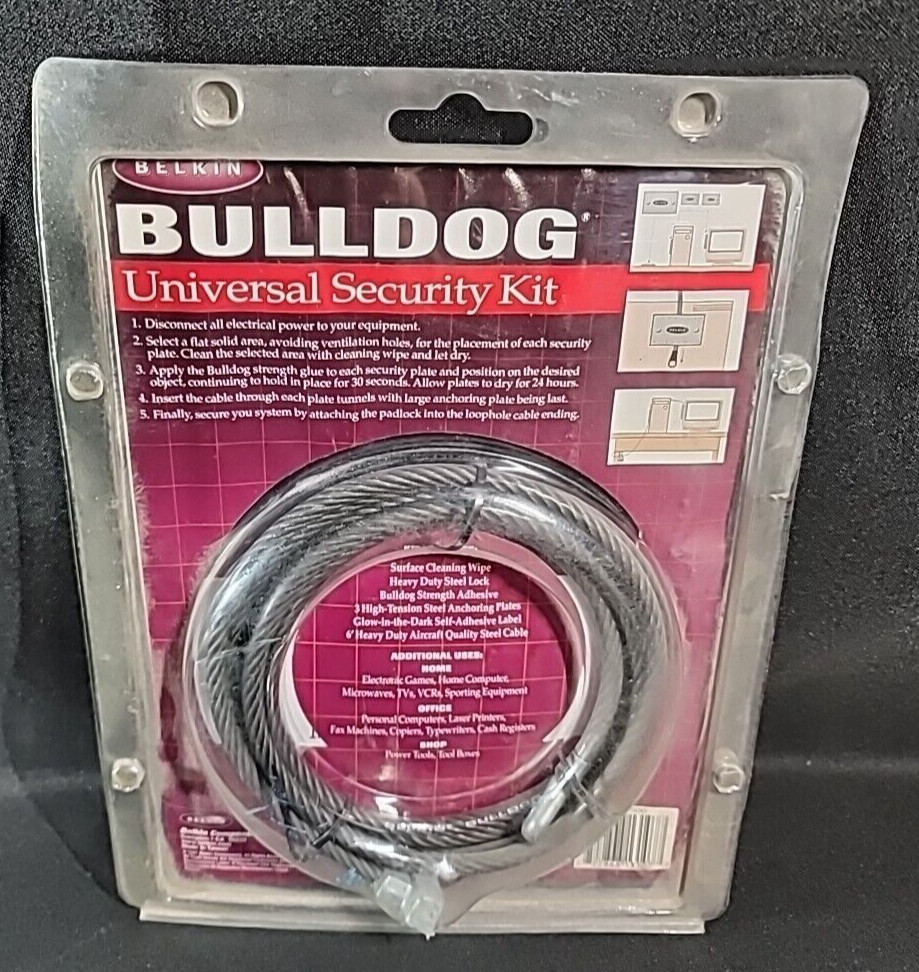 Belkin Bulldog Universal Security Kit Heavy Duty Computer Lock