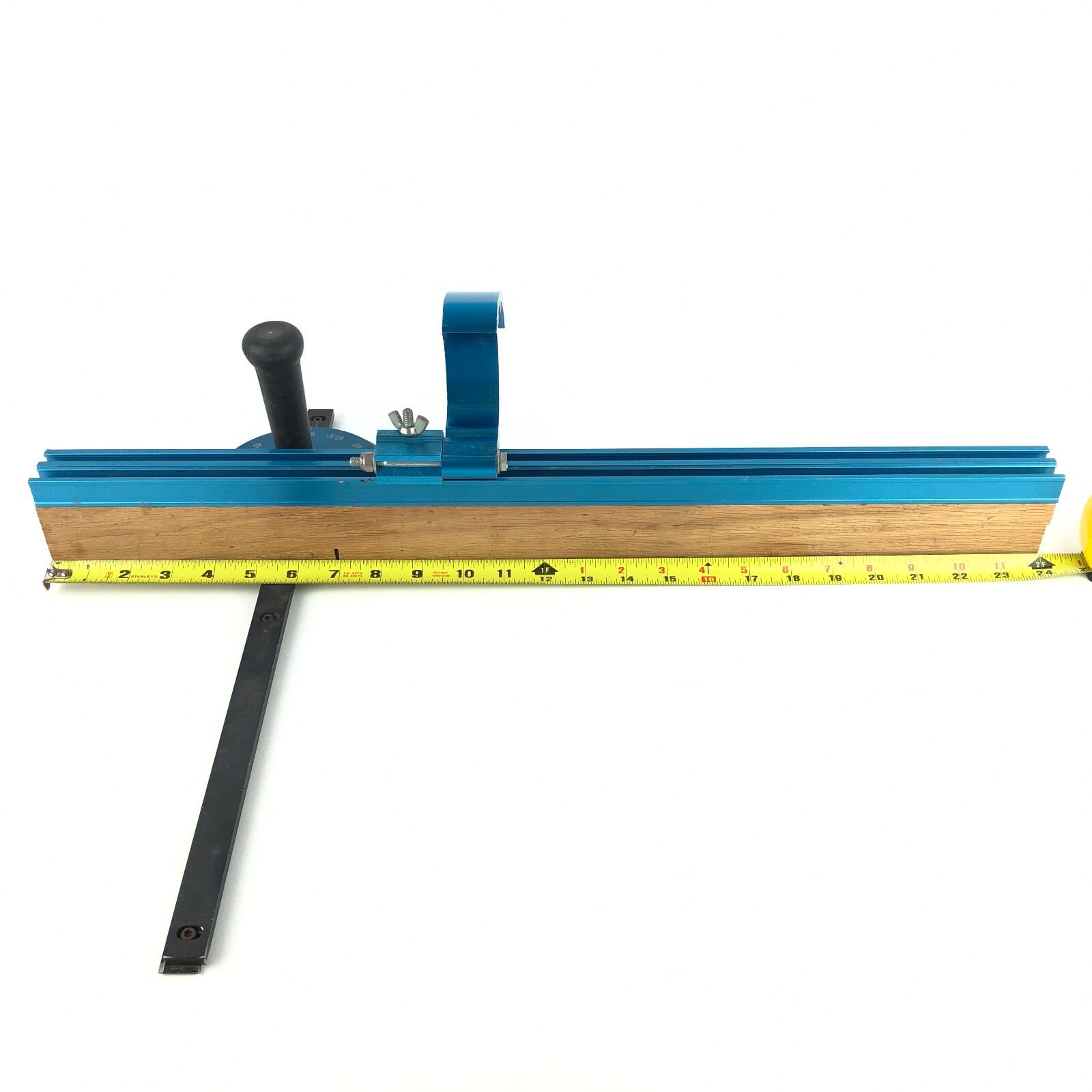 Rockler Table Saw Miter Gauge with Hold Down Aluminum 18" Width 3/4" x 3/8" Slot
