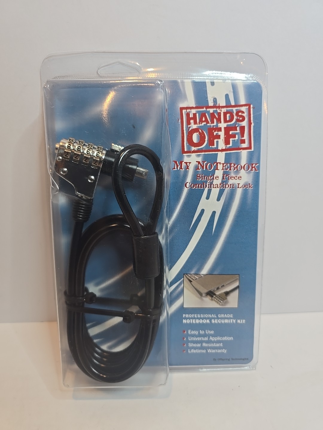 Hands Off My Notebook Single Piece Combination Lock