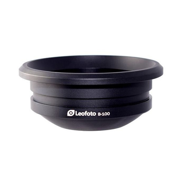 Leofoto BA-100 100mm Half-Bowl Video Head Adapter for LN-404C / LM series 100mm
