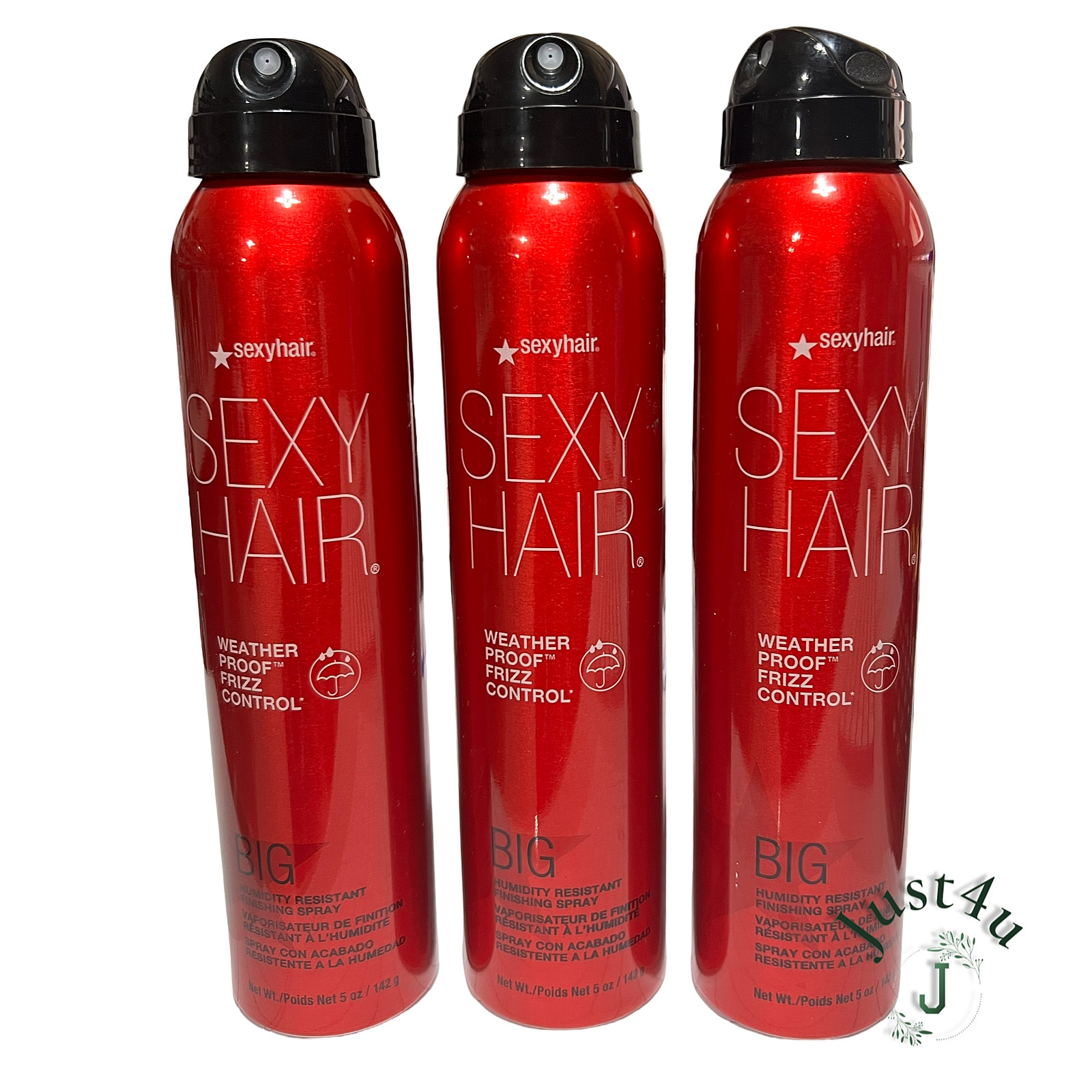 Big Sexy Hair Weather Proof Humidity Resistant Finishing Spray, 5 oz. (3pack)