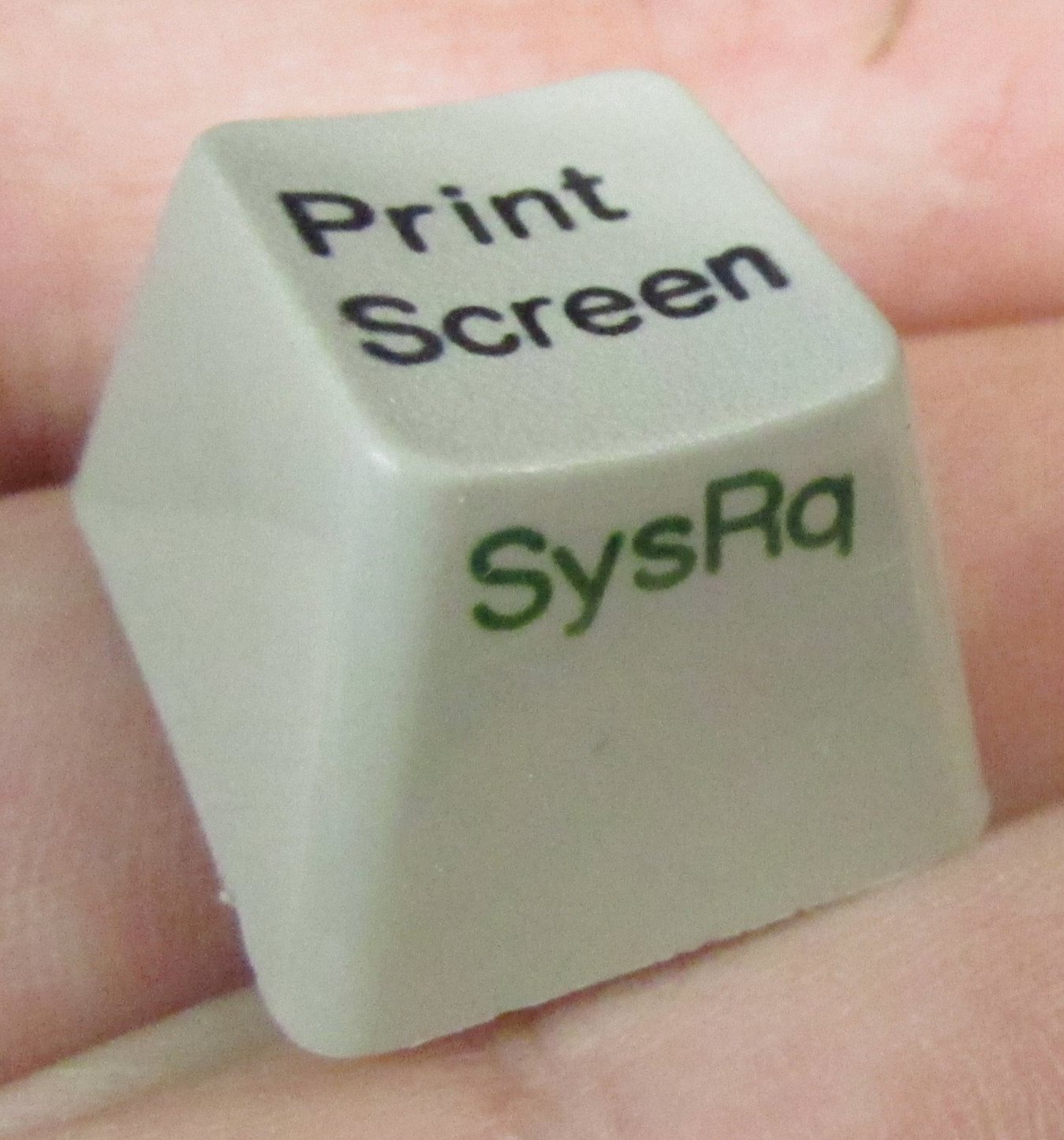 Vintage PRINT SCREEN SysRq KEY COVER for Vintage Clicky Mechanical Keyboard
