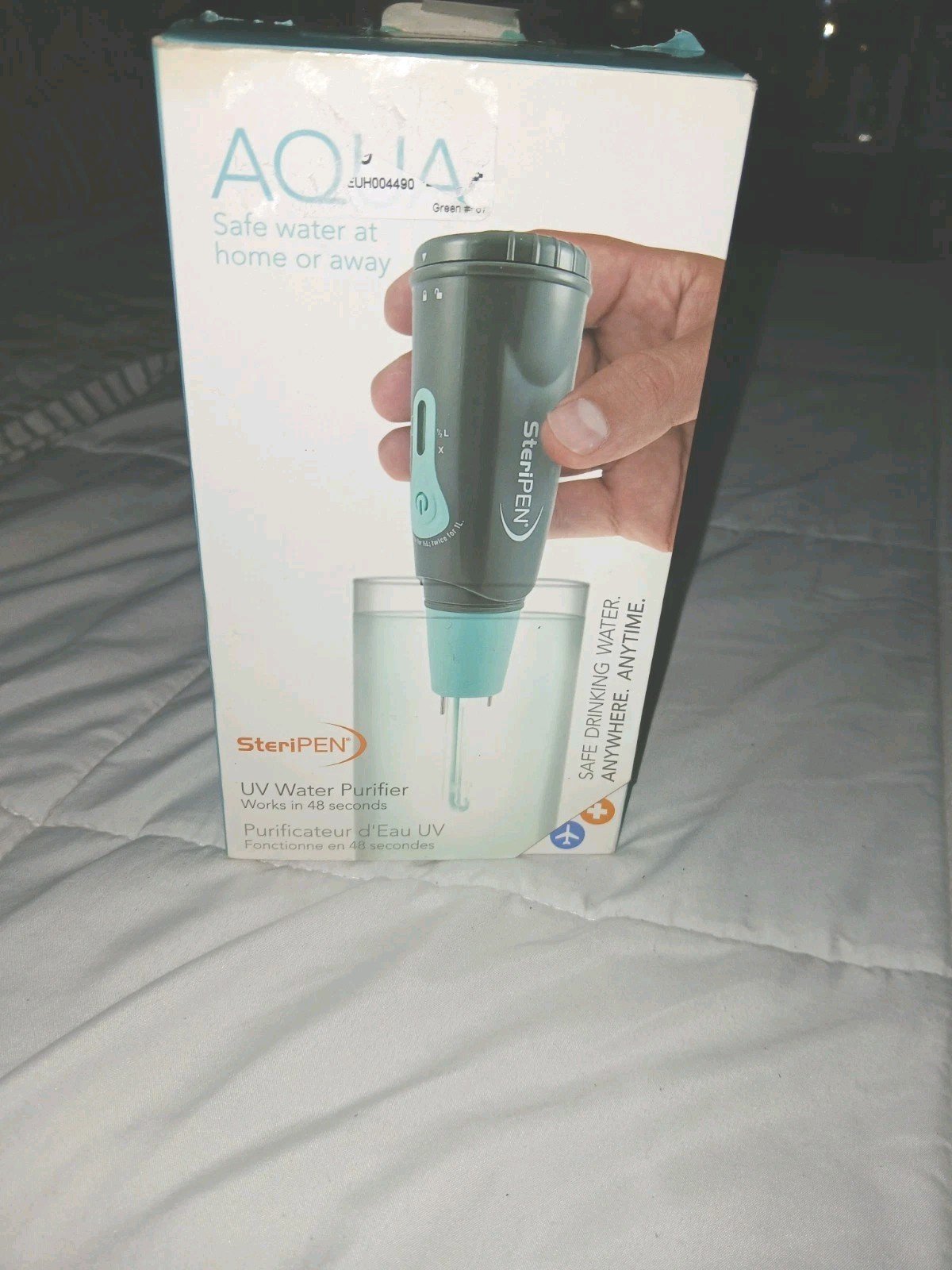Aqua Portable UV Safe Water At Home Or Away Uv Purifier Works  In 48 Seconds