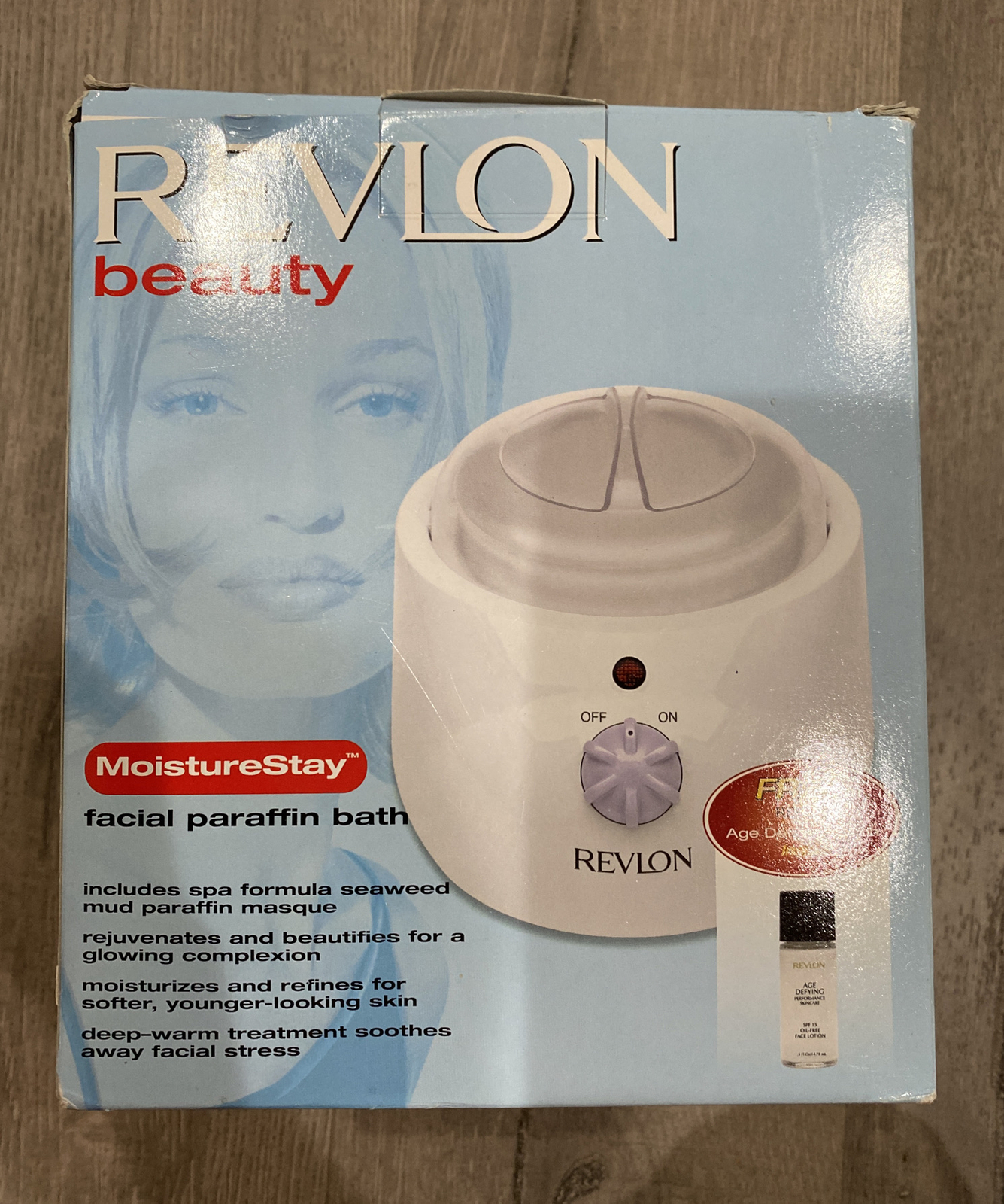Revlon Beauty Moisture Stay Facial Paraffin Bath Model RVS1207 Home Spa