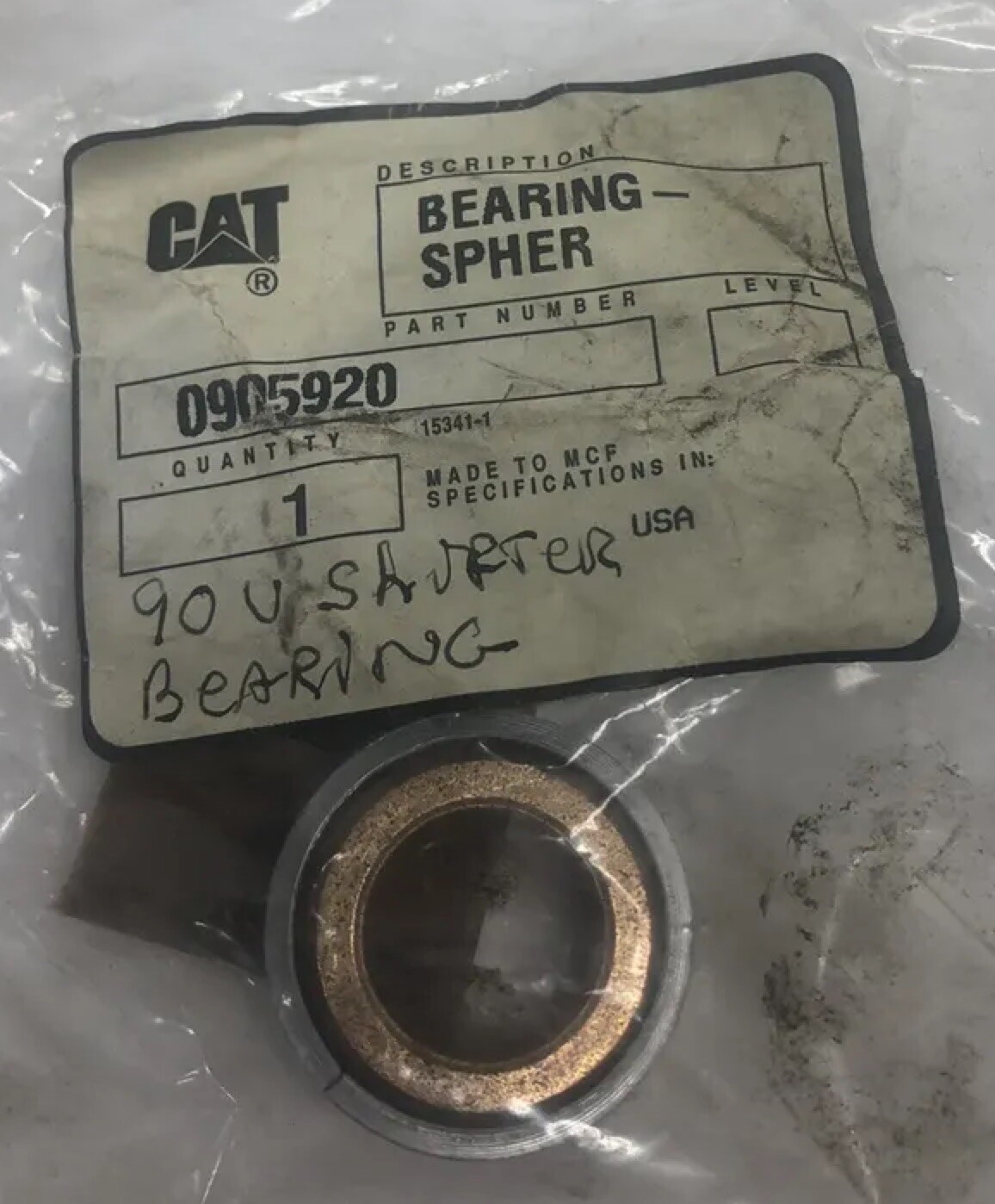 Cat Mcf 090-5920 or 0905920 Bearing