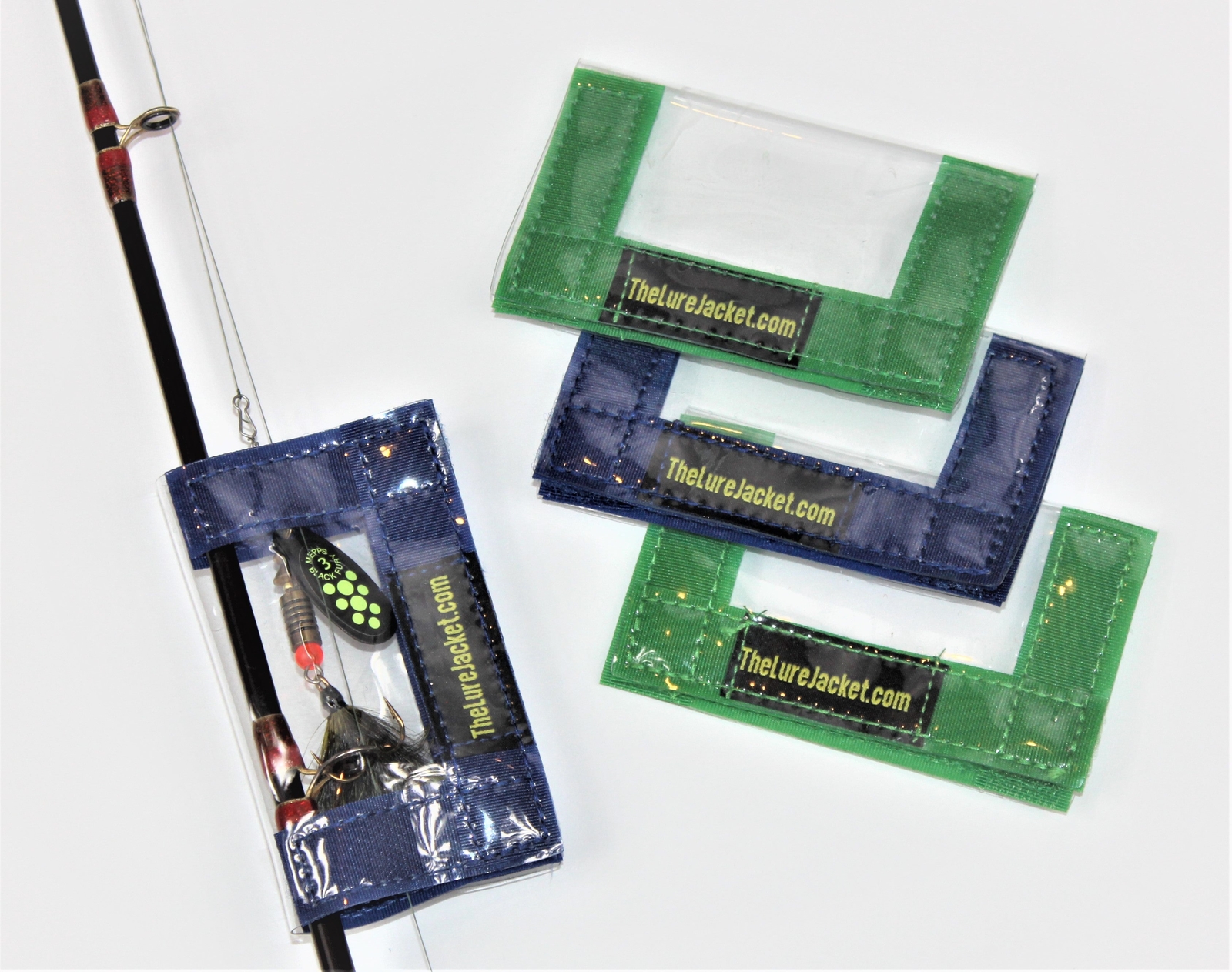 Lure Jacket Minnow 4" x 2.5" (4)-Pack; Fishing Lure Wrap, Lure Cover
