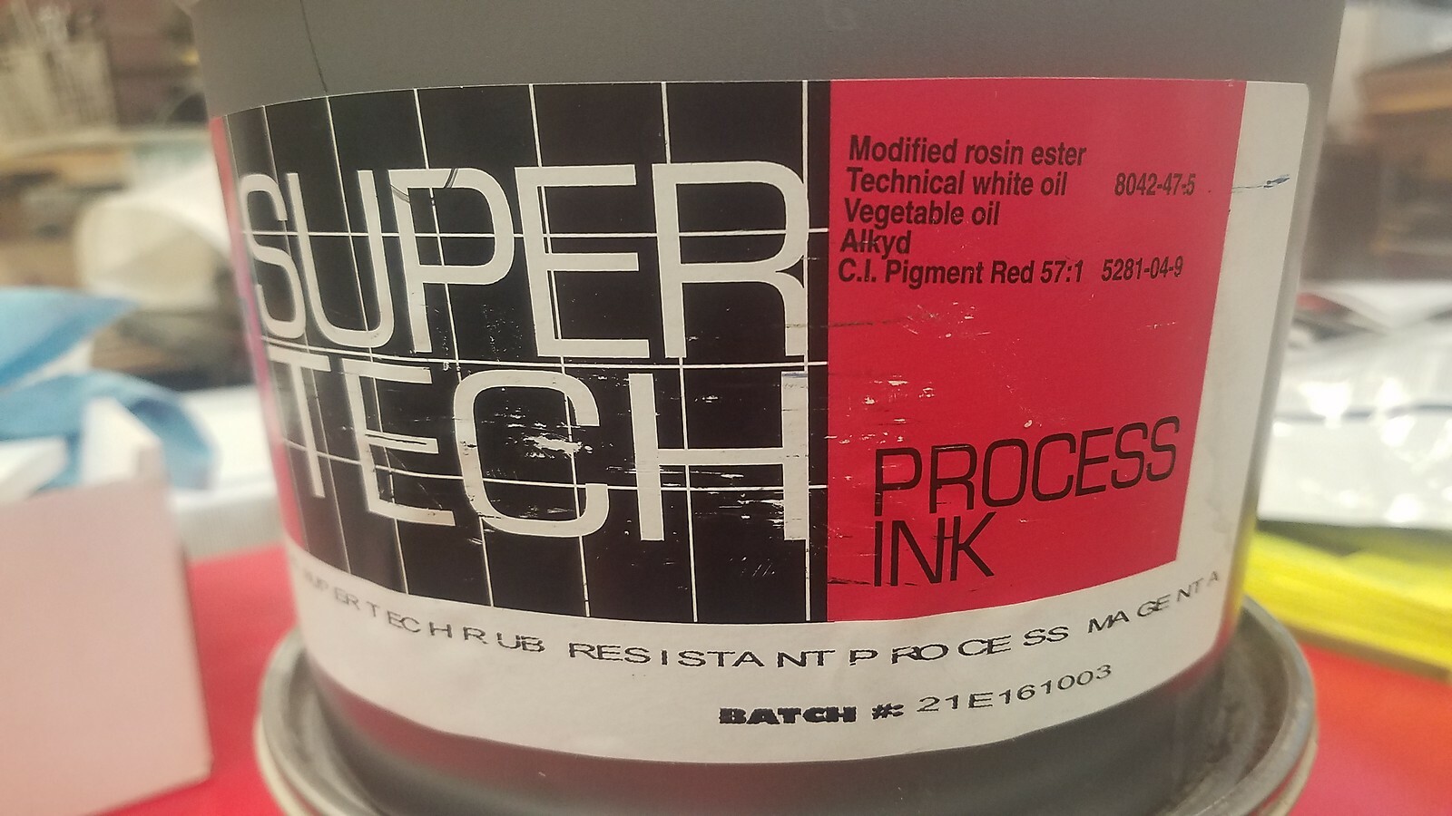 Process Red Sheet fed Printing ink