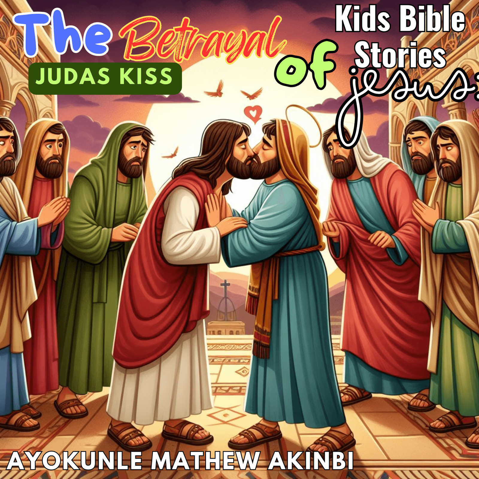 The Betrayal of Jesus Judas Kiss Kids Bible Stories