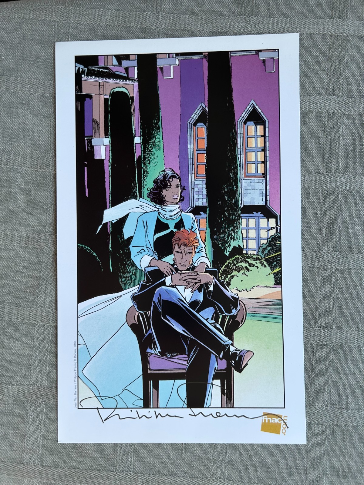 Francq Ex-Libris Largo Winch Fnac Volume 12 Signed 19 X 30 Cm In New Condition