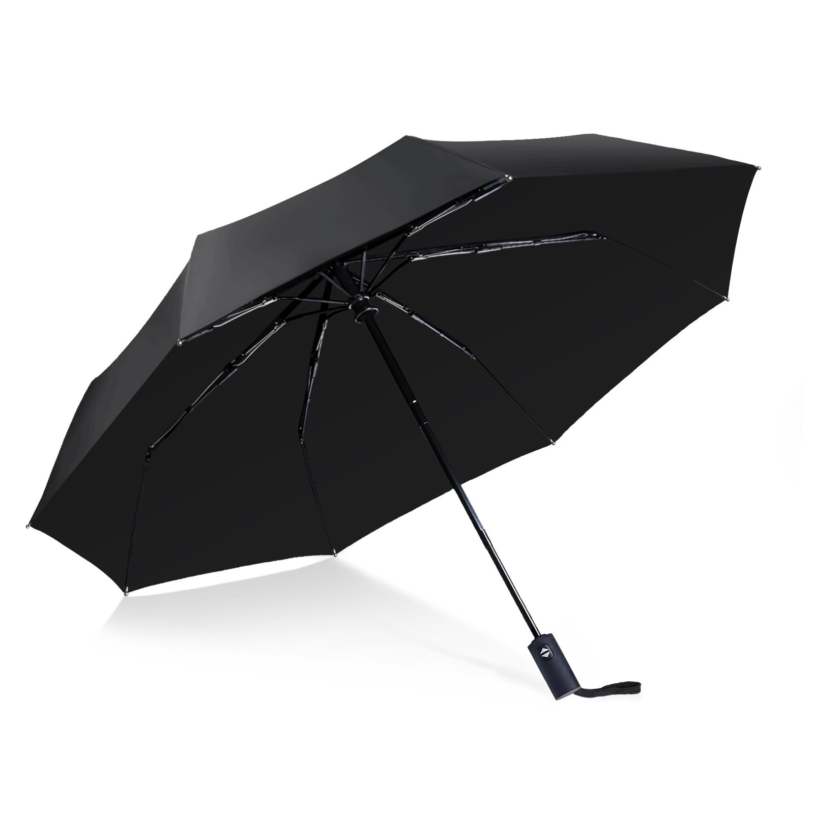 Compact Windproof Travel Umbrella Automatic Folding Rain Umbrella