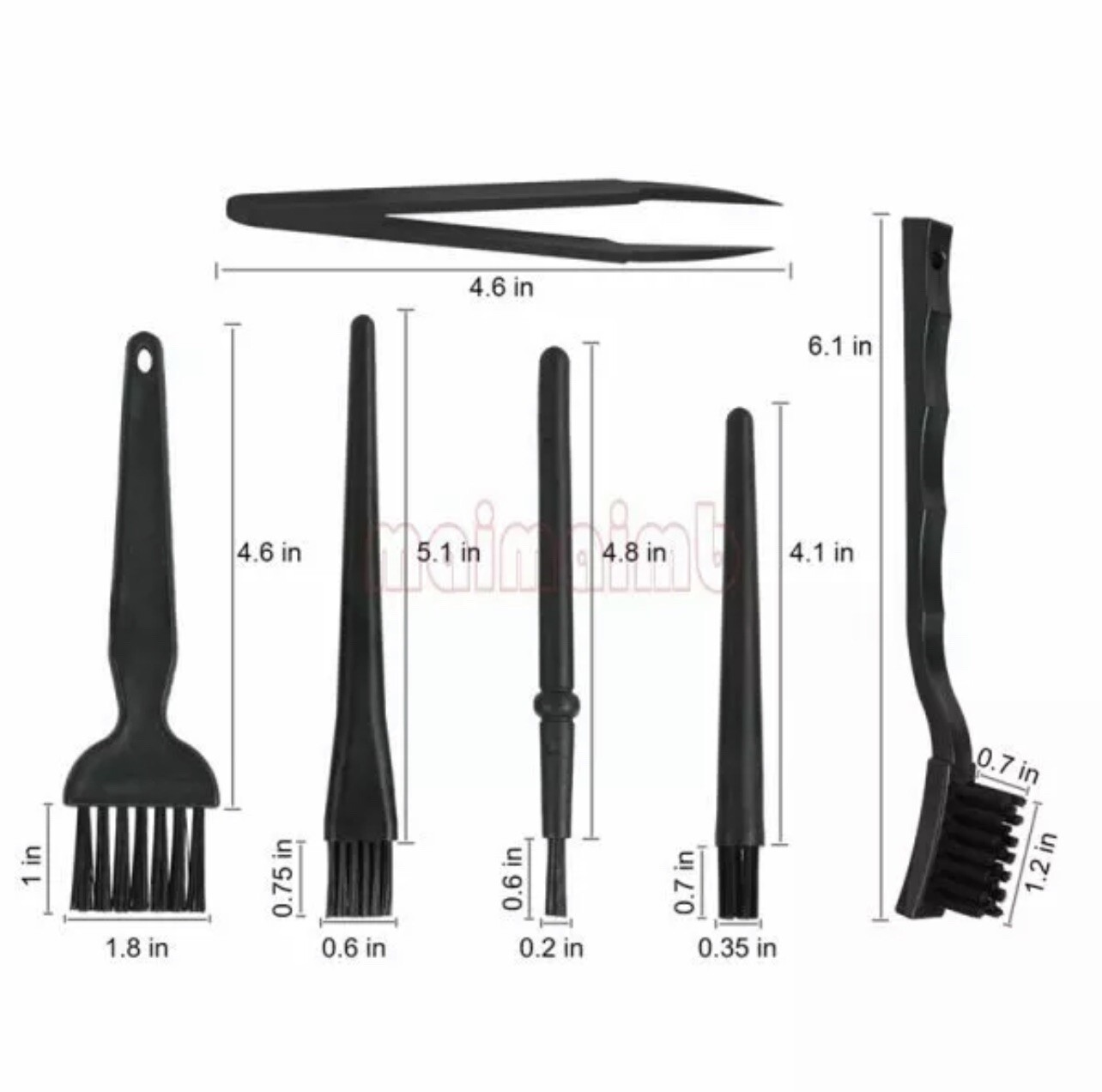 6PC ESD Brush Tools Cleaning Kit for PS4 PS3 PS5 Xbox one/360 Console Controller