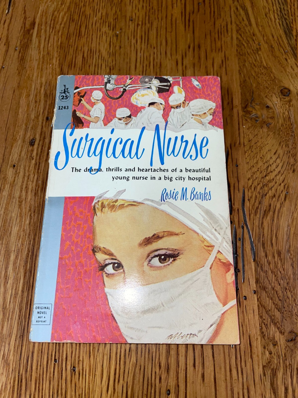 Rosie Banks SURGICAL NURSE # 1243 3 Great Cover Art Pocket Books Vintage 1959