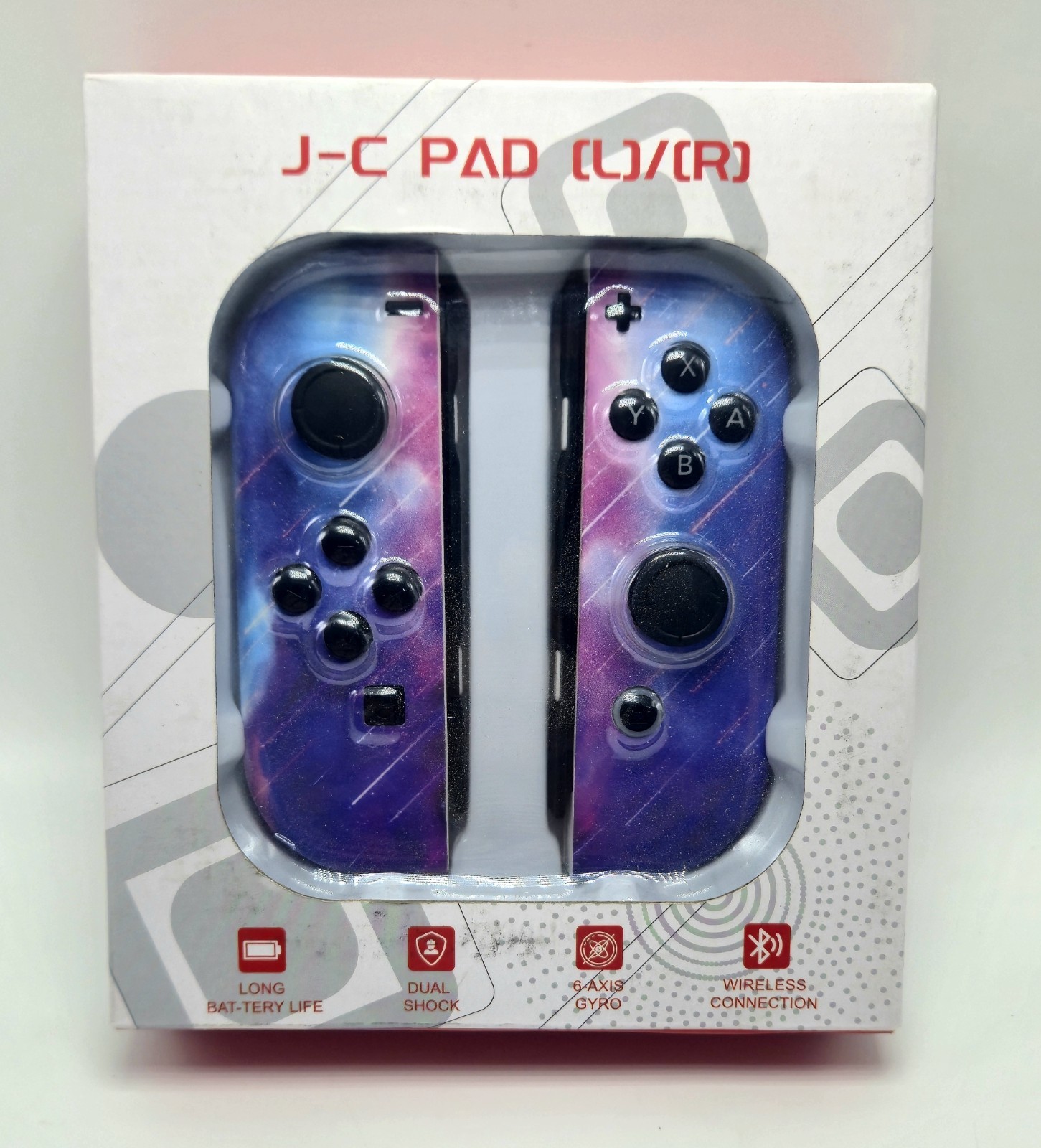 Unbranded J-C Pad For N- Swtch 1, Left And Right Joy Con-X. Galaxy Colors New