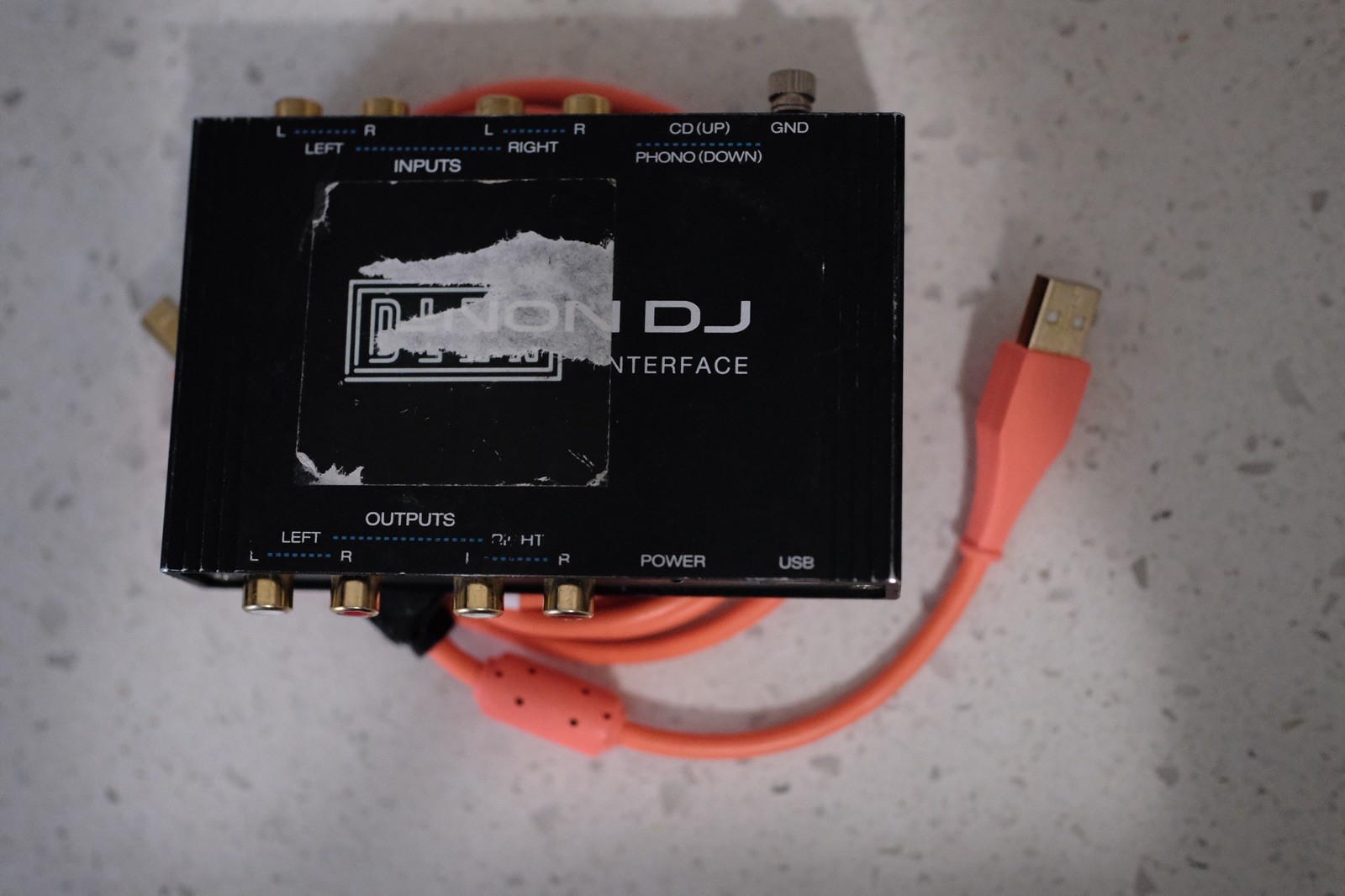 Denon DJ DS1 Serato DVS Interface Black  (Used, tested recently and working)